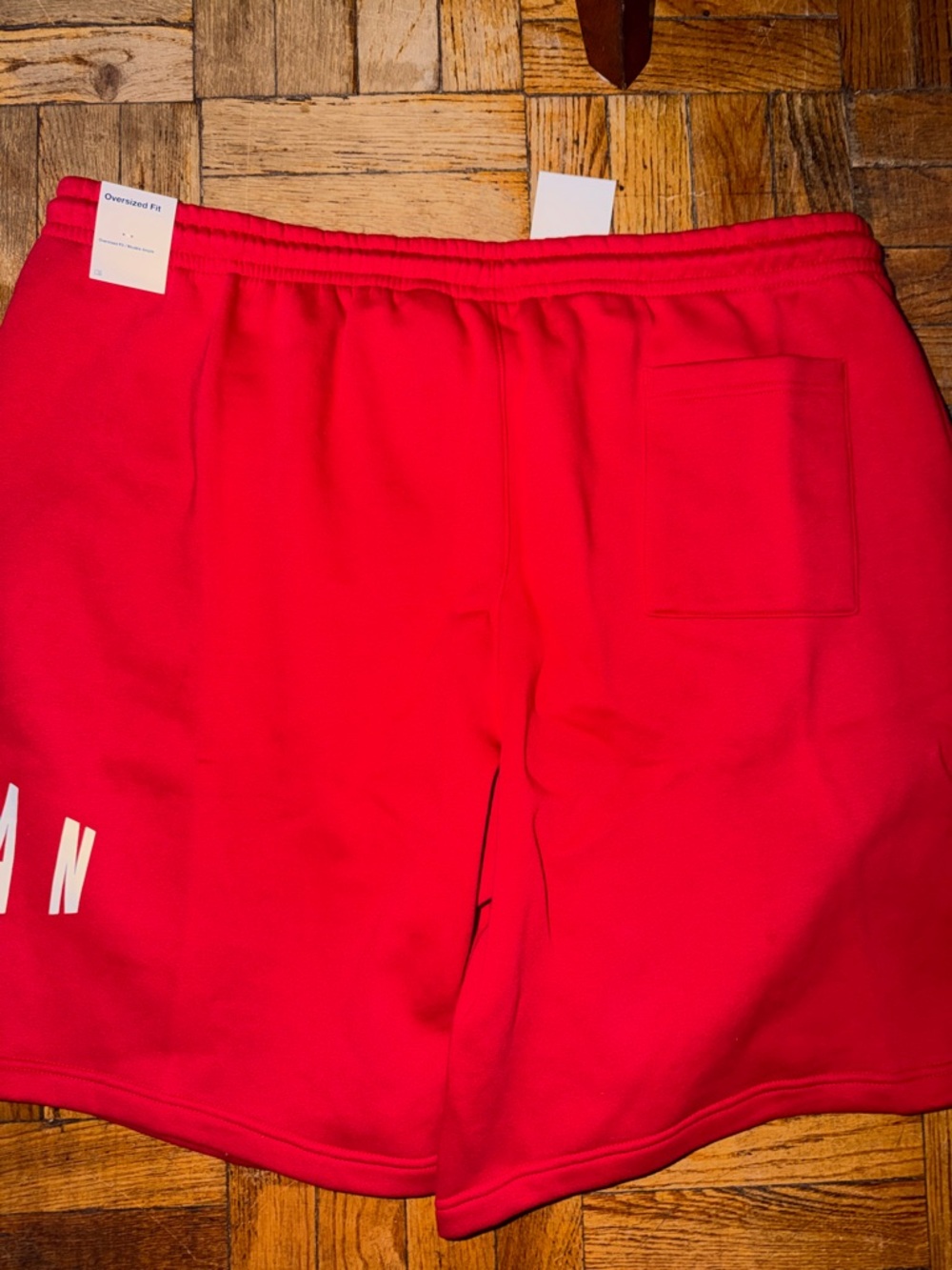 NWT Jordan Men’s Red Athletic Shorts with White Logo size 3XL - Picture 7 of 7